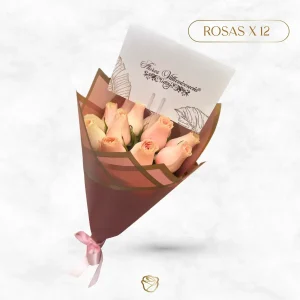 Buchón de 12 Rosas | Pequeño